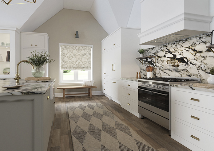 Laura Ashley Parterre, Natural - Roman Blind - Image 6